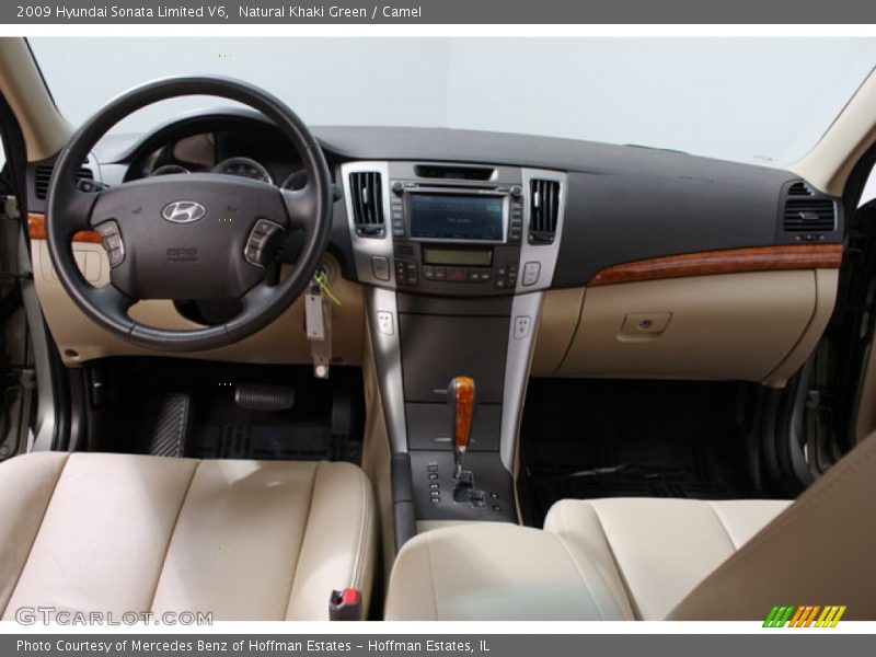 Natural Khaki Green / Camel 2009 Hyundai Sonata Limited V6