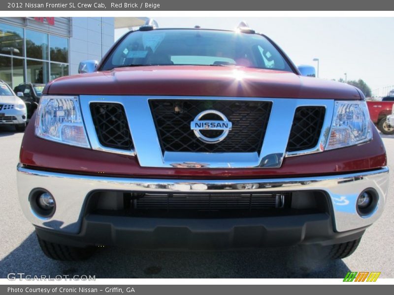 Red Brick / Beige 2012 Nissan Frontier SL Crew Cab