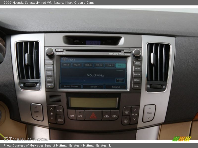 Natural Khaki Green / Camel 2009 Hyundai Sonata Limited V6