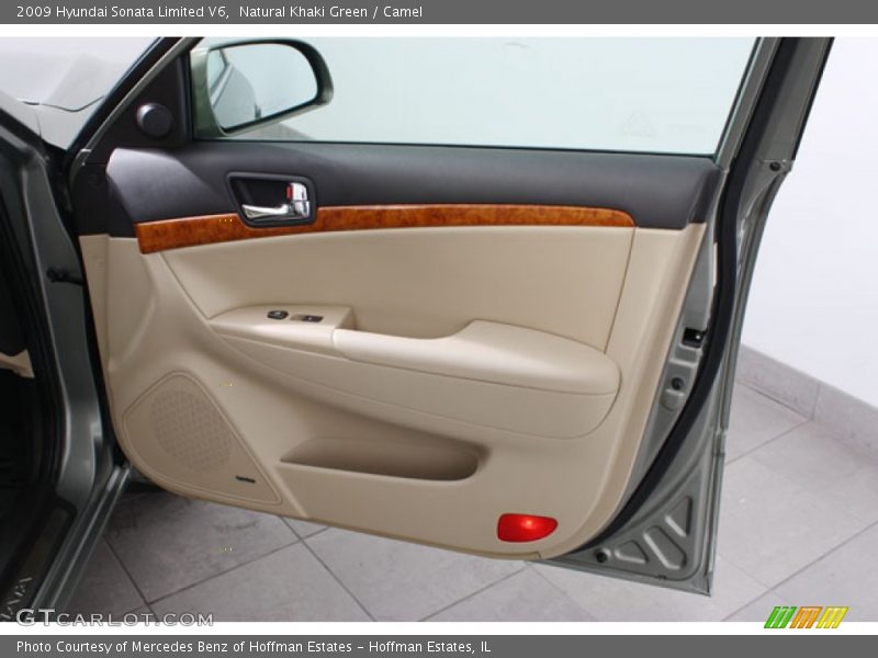 Natural Khaki Green / Camel 2009 Hyundai Sonata Limited V6