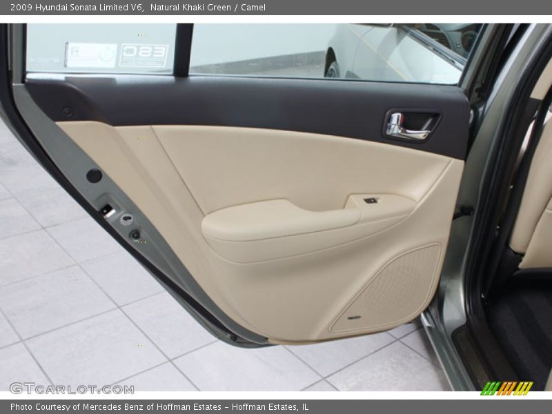 Natural Khaki Green / Camel 2009 Hyundai Sonata Limited V6