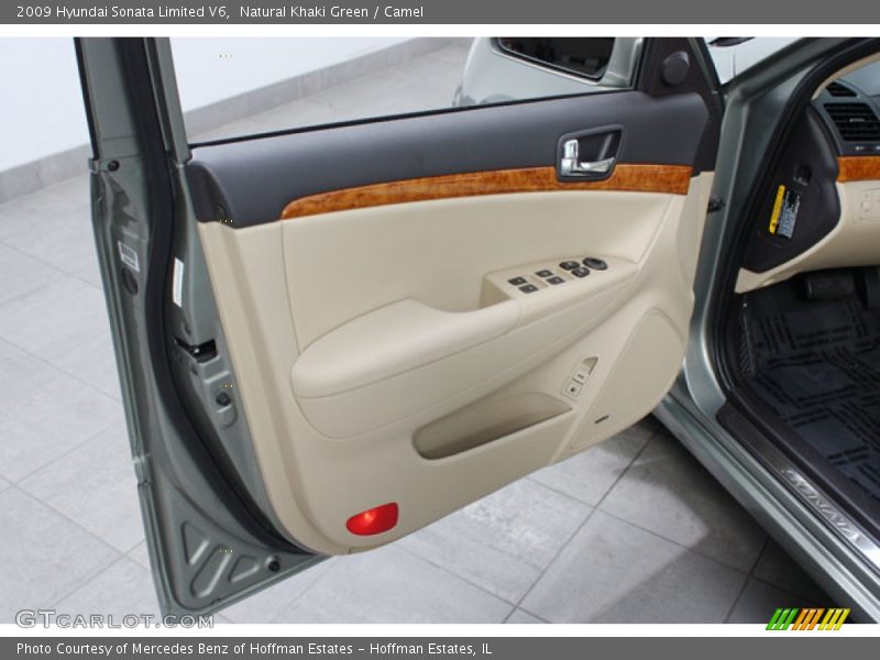 Natural Khaki Green / Camel 2009 Hyundai Sonata Limited V6