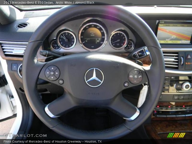 Arctic White / Almond/Black 2011 Mercedes-Benz E 350 Sedan