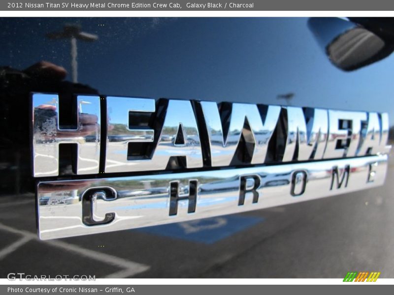 Heavy Metal Chrome Edition Badge - 2012 Nissan Titan SV Heavy Metal Chrome Edition Crew Cab