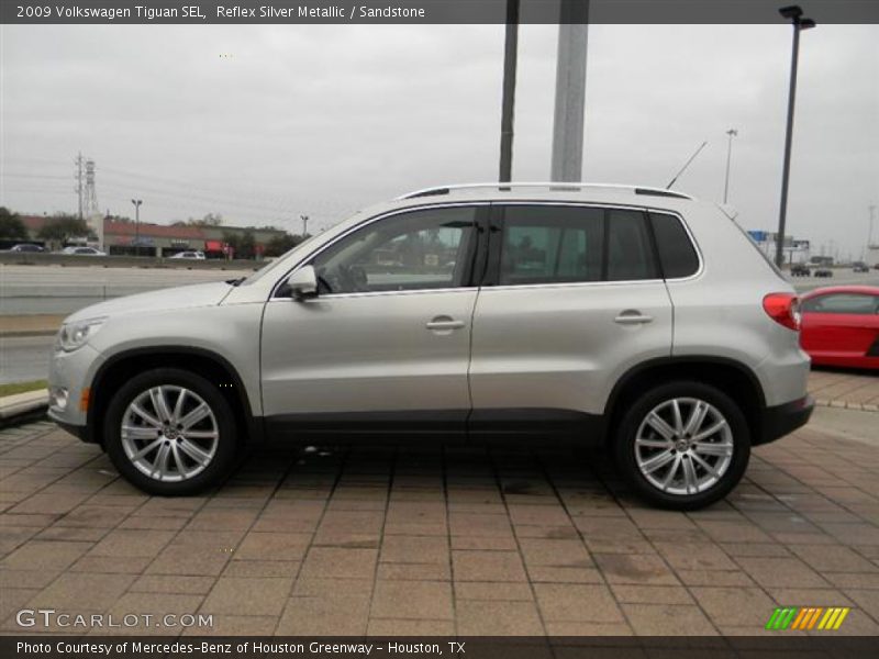 Reflex Silver Metallic / Sandstone 2009 Volkswagen Tiguan SEL