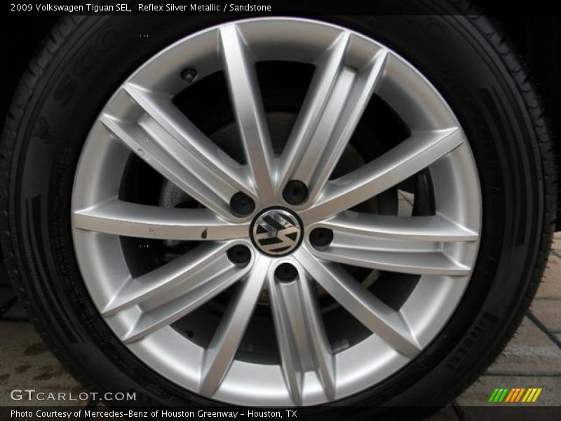 Reflex Silver Metallic / Sandstone 2009 Volkswagen Tiguan SEL