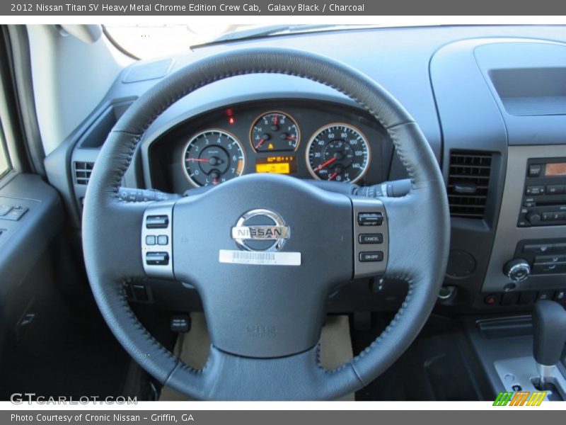  2012 Titan SV Heavy Metal Chrome Edition Crew Cab Steering Wheel