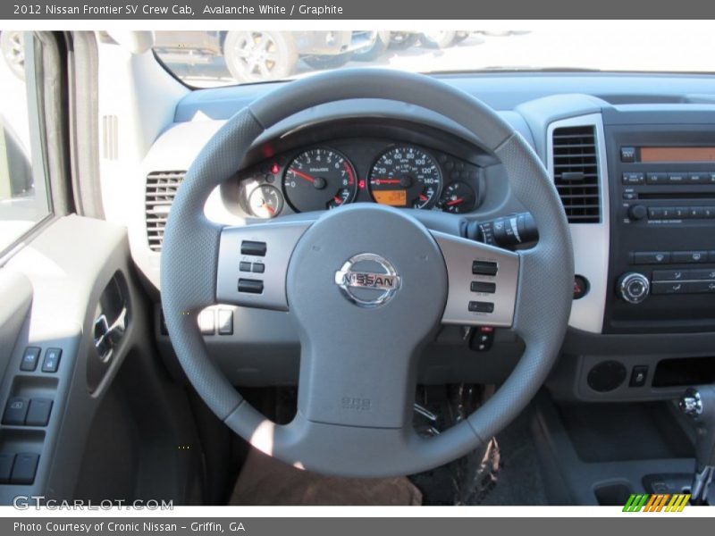 Avalanche White / Graphite 2012 Nissan Frontier SV Crew Cab