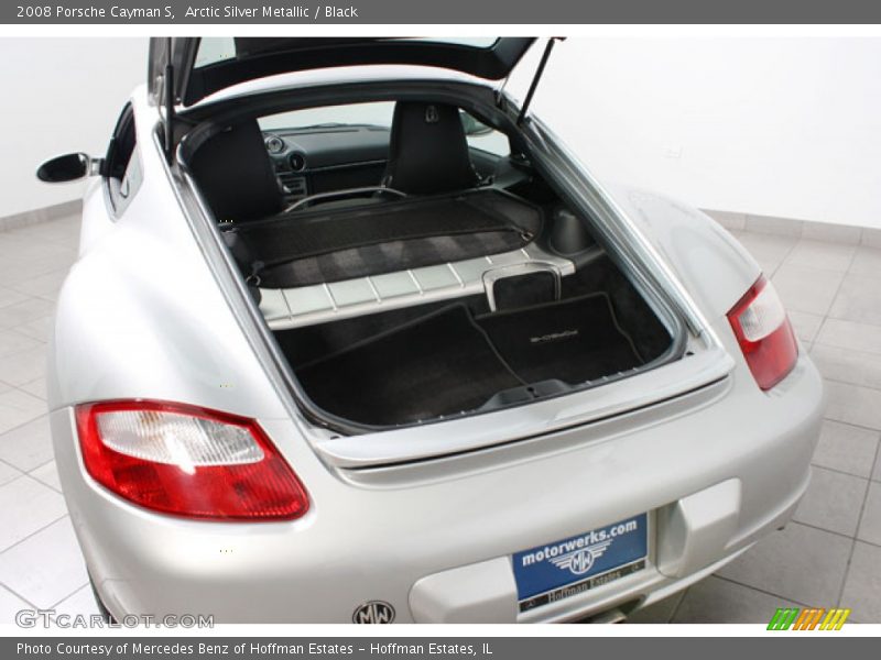 Arctic Silver Metallic / Black 2008 Porsche Cayman S