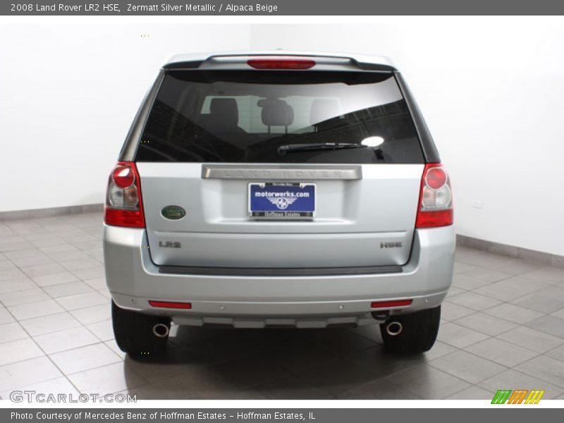 Zermatt Silver Metallic / Alpaca Beige 2008 Land Rover LR2 HSE