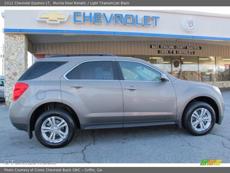 Mocha Steel Metallic / Light Titanium/Jet Black 2012 Chevrolet Equinox LT