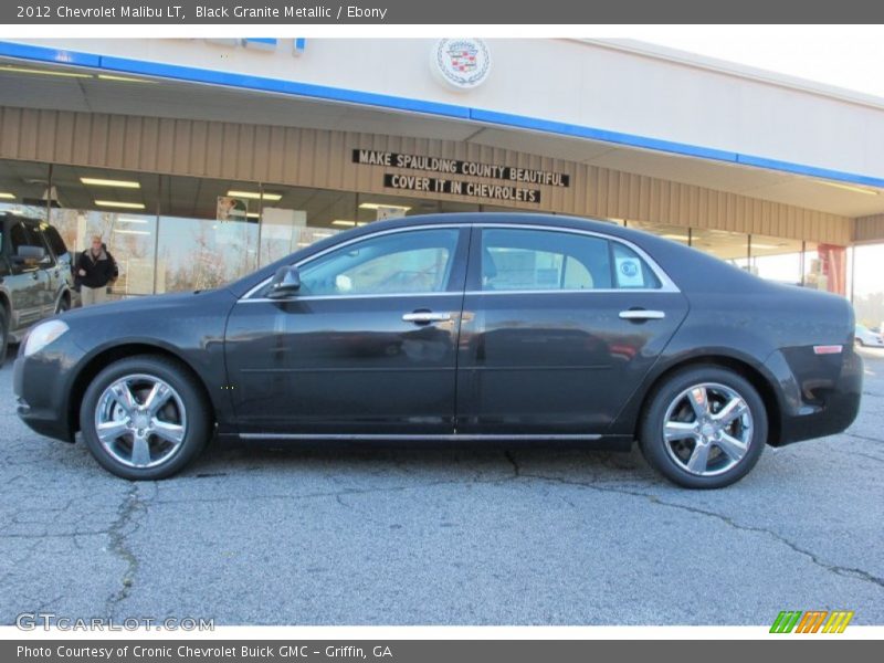 Black Granite Metallic / Ebony 2012 Chevrolet Malibu LT