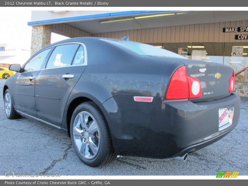 Black Granite Metallic / Ebony 2012 Chevrolet Malibu LT