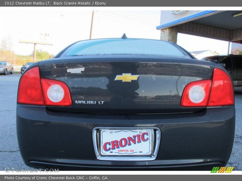 Black Granite Metallic / Ebony 2012 Chevrolet Malibu LT