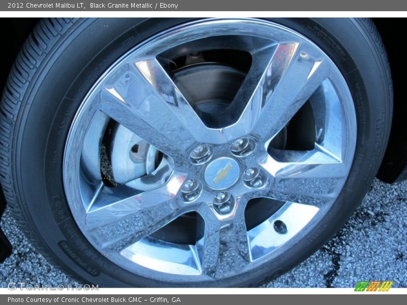 Black Granite Metallic / Ebony 2012 Chevrolet Malibu LT
