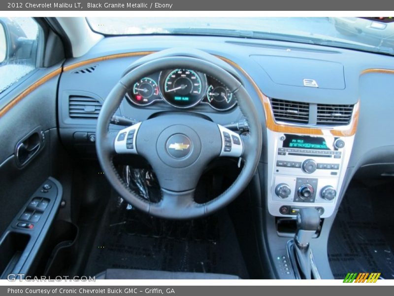 Black Granite Metallic / Ebony 2012 Chevrolet Malibu LT