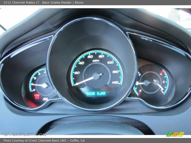 Black Granite Metallic / Ebony 2012 Chevrolet Malibu LT