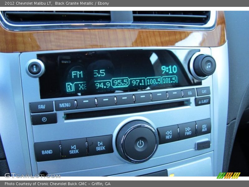 Black Granite Metallic / Ebony 2012 Chevrolet Malibu LT