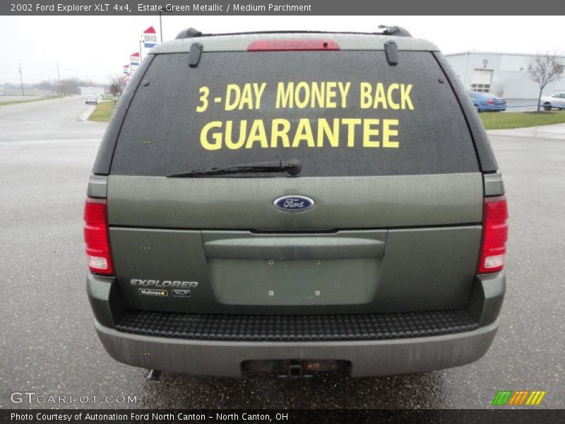 Estate Green Metallic / Medium Parchment 2002 Ford Explorer XLT 4x4