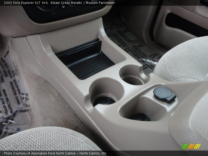 Estate Green Metallic / Medium Parchment 2002 Ford Explorer XLT 4x4