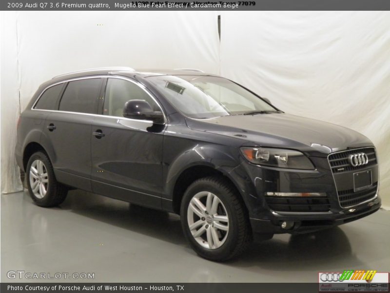 Mugello Blue Pearl Effect / Cardamom Beige 2009 Audi Q7 3.6 Premium quattro