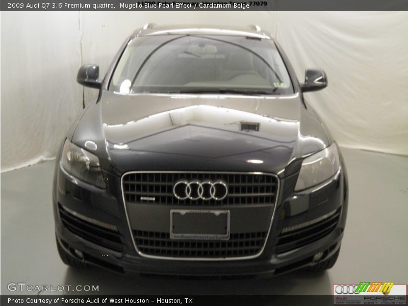 Mugello Blue Pearl Effect / Cardamom Beige 2009 Audi Q7 3.6 Premium quattro