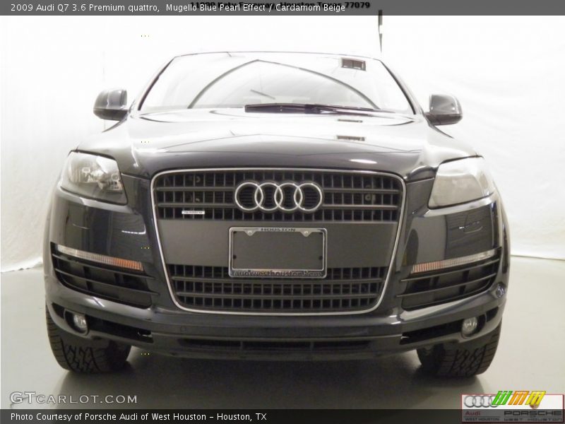 Mugello Blue Pearl Effect / Cardamom Beige 2009 Audi Q7 3.6 Premium quattro