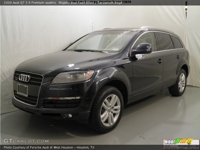 Mugello Blue Pearl Effect / Cardamom Beige 2009 Audi Q7 3.6 Premium quattro
