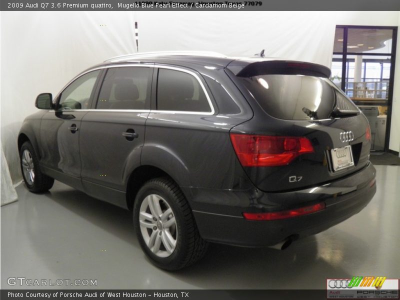 Mugello Blue Pearl Effect / Cardamom Beige 2009 Audi Q7 3.6 Premium quattro
