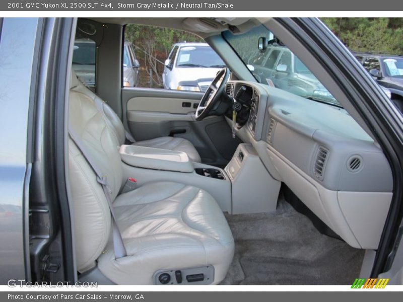 Storm Gray Metallic / Neutral Tan/Shale 2001 GMC Yukon XL 2500 SLT 4x4