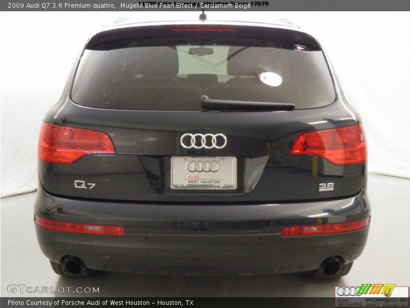 Mugello Blue Pearl Effect / Cardamom Beige 2009 Audi Q7 3.6 Premium quattro