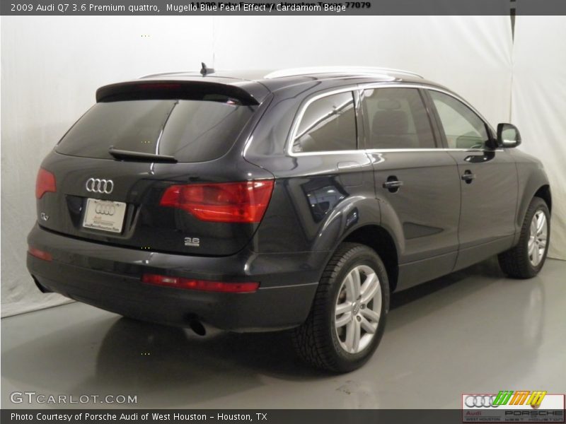 Mugello Blue Pearl Effect / Cardamom Beige 2009 Audi Q7 3.6 Premium quattro