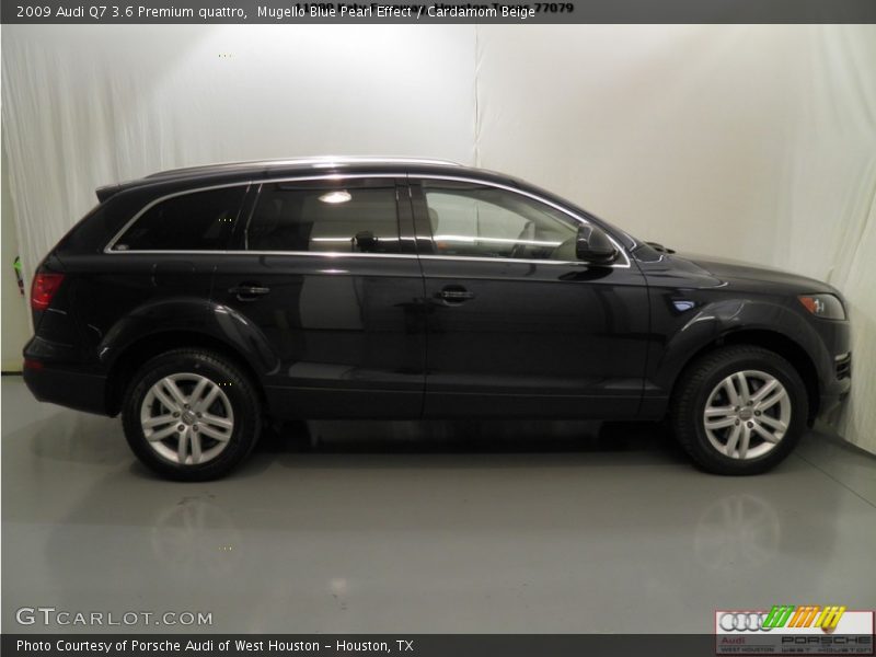 Mugello Blue Pearl Effect / Cardamom Beige 2009 Audi Q7 3.6 Premium quattro