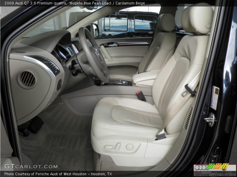 Mugello Blue Pearl Effect / Cardamom Beige 2009 Audi Q7 3.6 Premium quattro