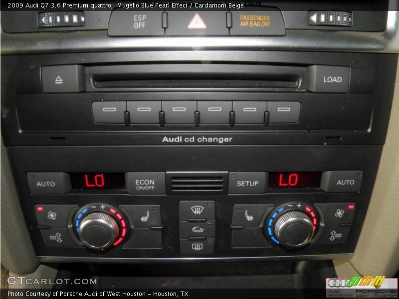 Mugello Blue Pearl Effect / Cardamom Beige 2009 Audi Q7 3.6 Premium quattro