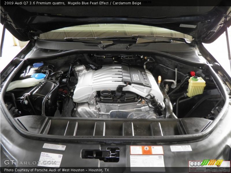 Mugello Blue Pearl Effect / Cardamom Beige 2009 Audi Q7 3.6 Premium quattro