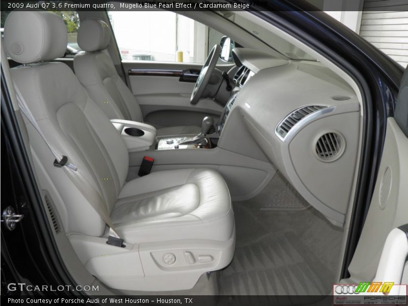 Mugello Blue Pearl Effect / Cardamom Beige 2009 Audi Q7 3.6 Premium quattro