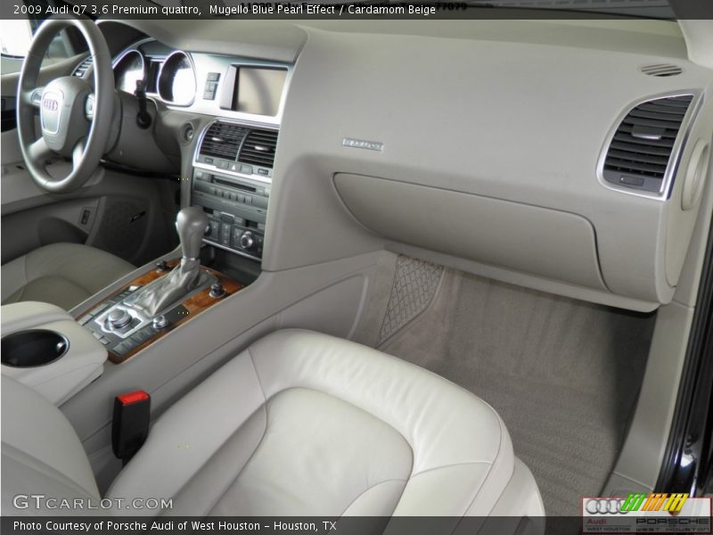 Mugello Blue Pearl Effect / Cardamom Beige 2009 Audi Q7 3.6 Premium quattro