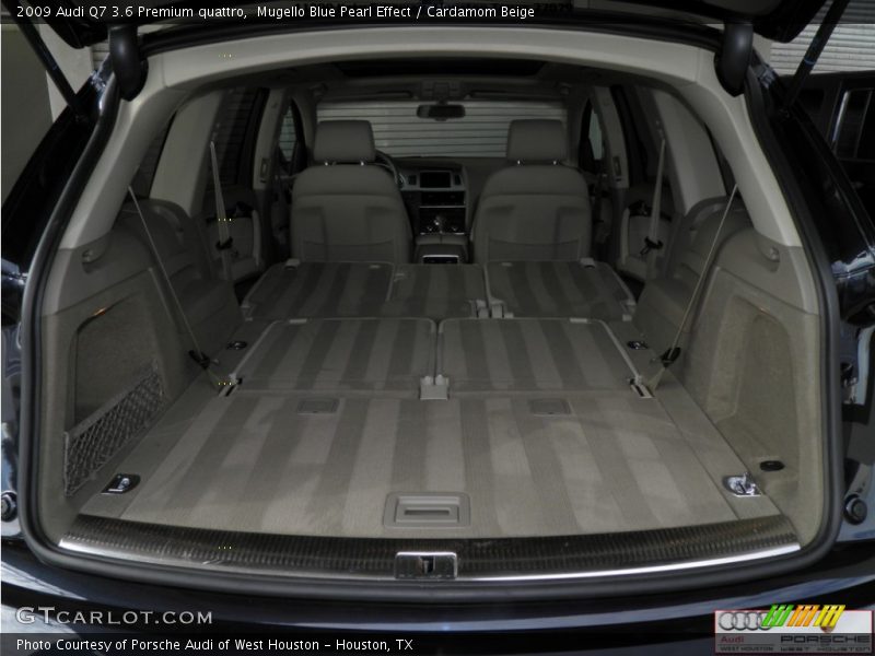 Mugello Blue Pearl Effect / Cardamom Beige 2009 Audi Q7 3.6 Premium quattro