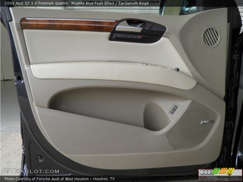 Mugello Blue Pearl Effect / Cardamom Beige 2009 Audi Q7 3.6 Premium quattro