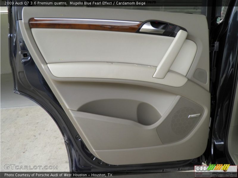 Mugello Blue Pearl Effect / Cardamom Beige 2009 Audi Q7 3.6 Premium quattro