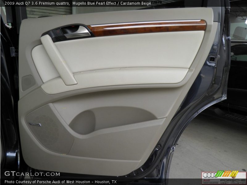 Mugello Blue Pearl Effect / Cardamom Beige 2009 Audi Q7 3.6 Premium quattro