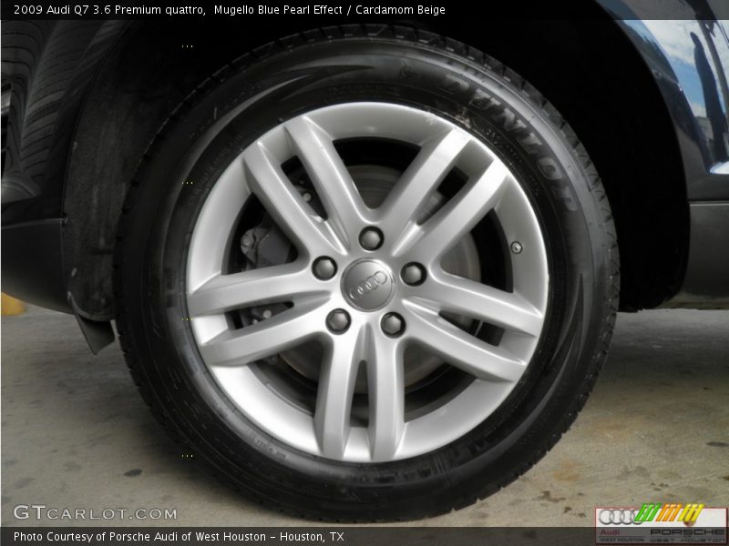 Mugello Blue Pearl Effect / Cardamom Beige 2009 Audi Q7 3.6 Premium quattro