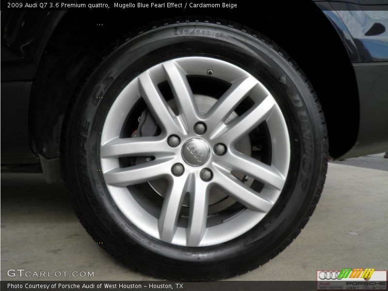 Mugello Blue Pearl Effect / Cardamom Beige 2009 Audi Q7 3.6 Premium quattro