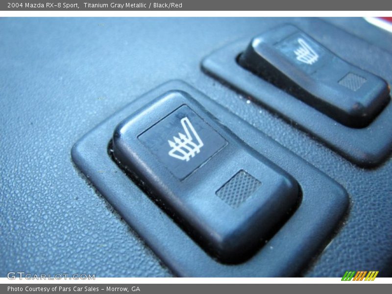 Titanium Gray Metallic / Black/Red 2004 Mazda RX-8 Sport