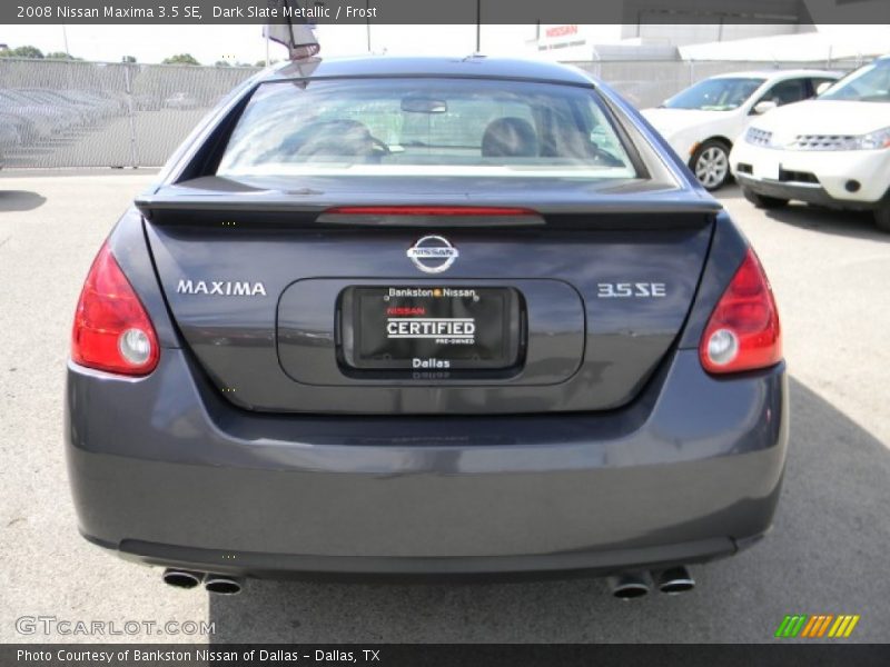 Dark Slate Metallic / Frost 2008 Nissan Maxima 3.5 SE