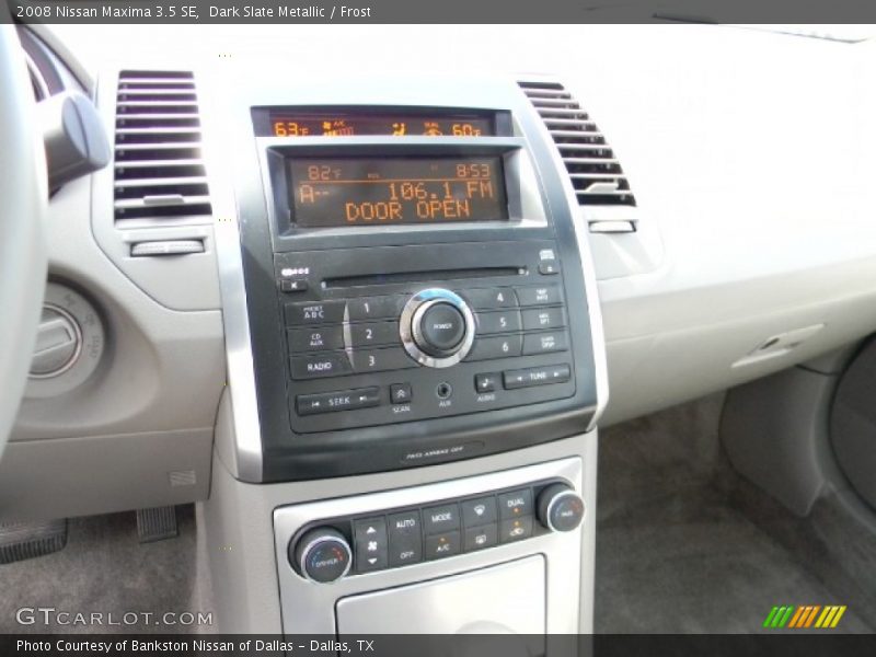 Dark Slate Metallic / Frost 2008 Nissan Maxima 3.5 SE
