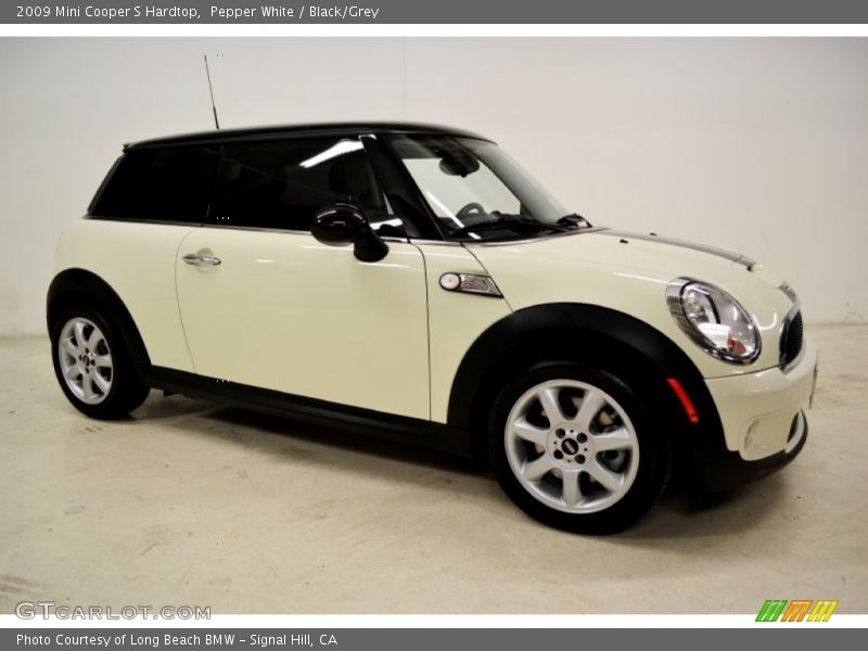 Pepper White / Black/Grey 2009 Mini Cooper S Hardtop