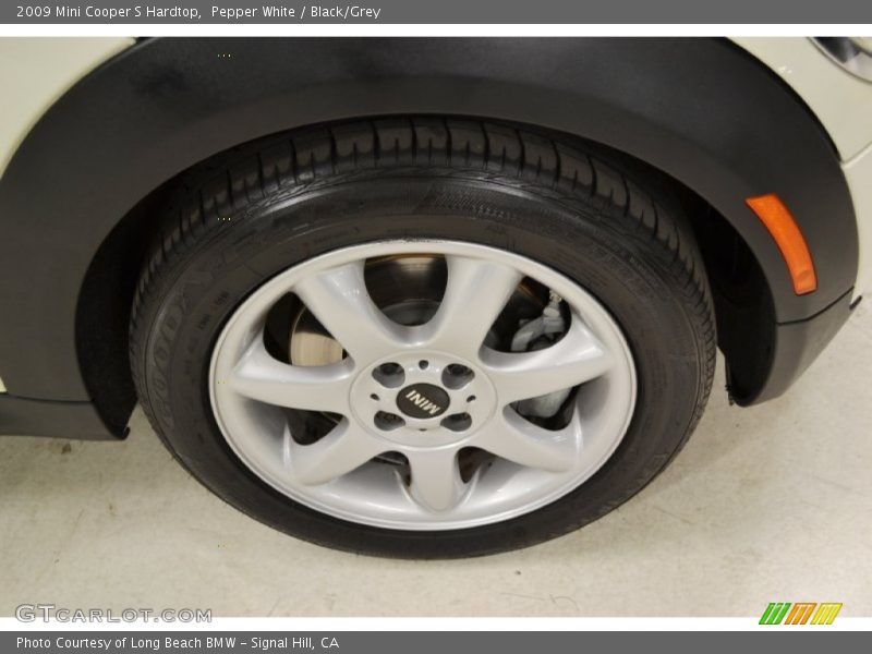 Pepper White / Black/Grey 2009 Mini Cooper S Hardtop