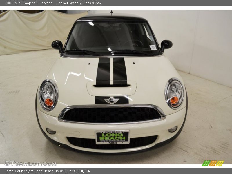 Pepper White / Black/Grey 2009 Mini Cooper S Hardtop